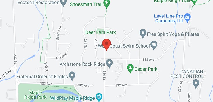 map of 13326 236TH STREET